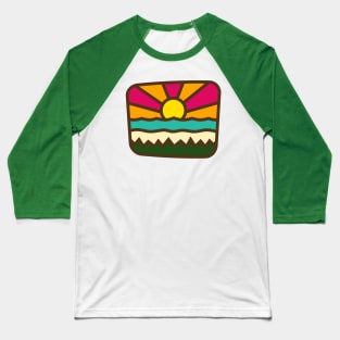 Sunset Beach Baseball T-Shirt